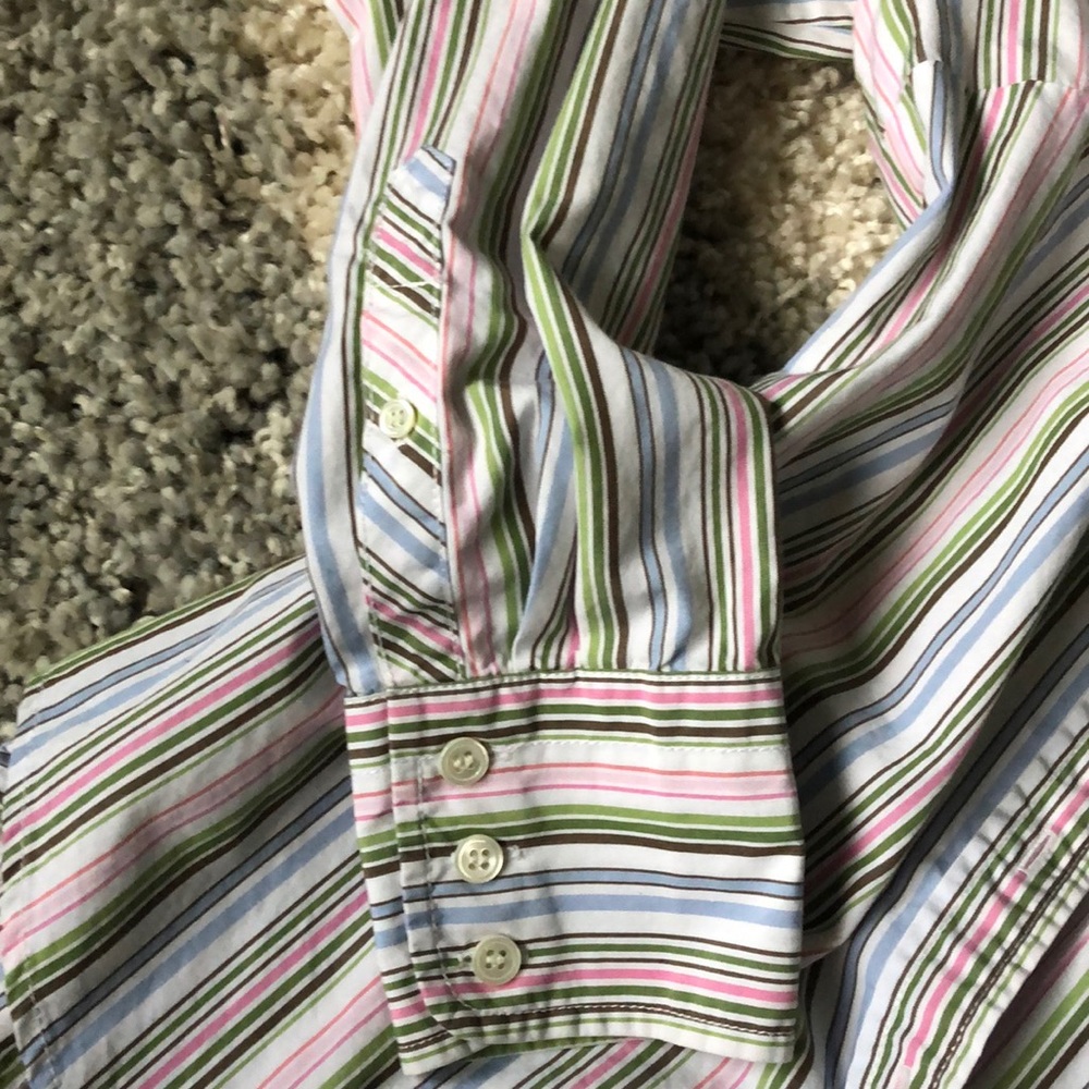 JCrew Striped Button Down - Picture 3 of 5
